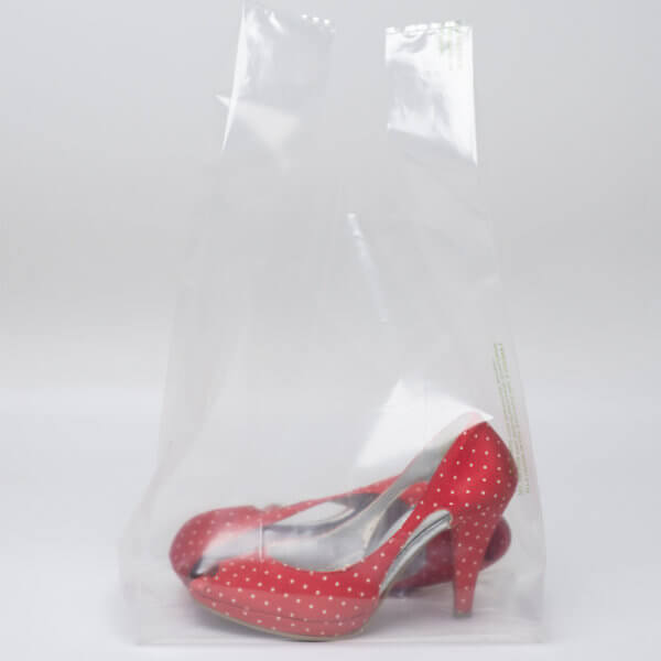 La Casa del Cellofan | Buste trasparenti per scarpe con manici 30x60